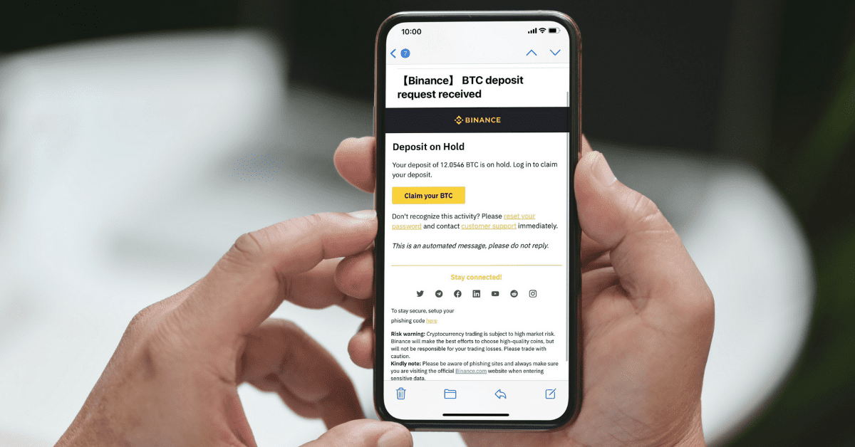 binance crypto scam